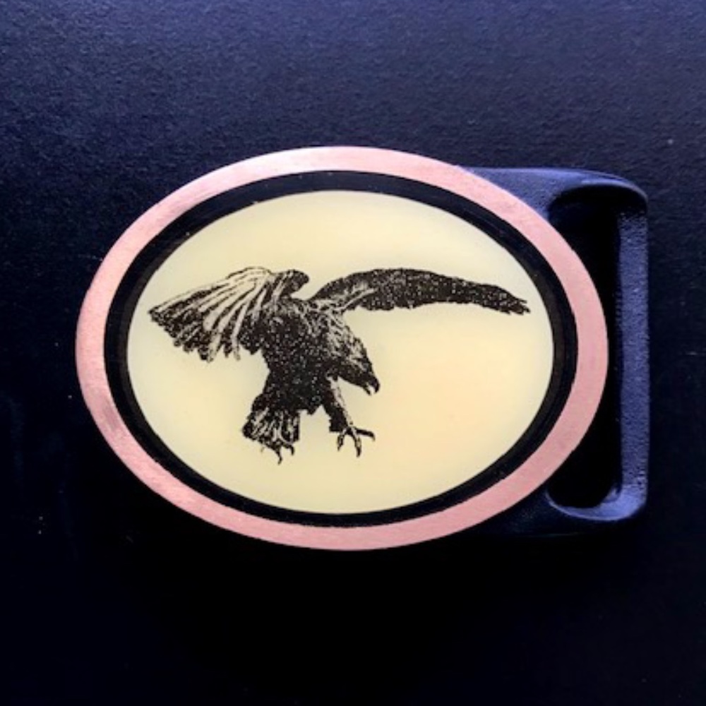 Vtg Tech Ether Guild Eagle Belt Buckle